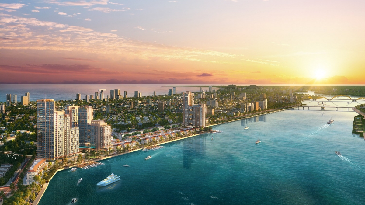 Phối cảnh minh họa quần thể semi-compound Sun Symphony Residence (Ảnh Sun Property)