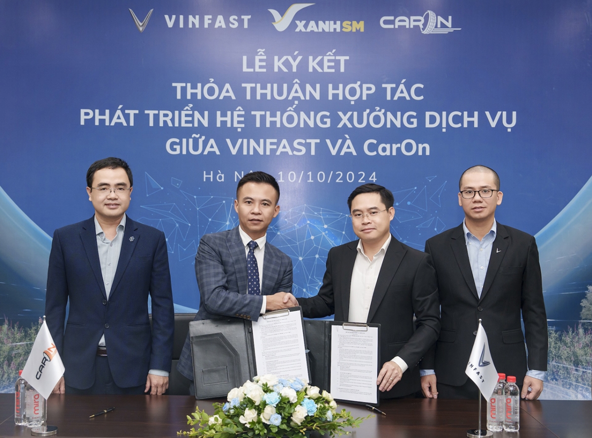 CarOn Holdings đặt mục tiêu sẽ phát triển mạng lưới xưởng dịch vụ sửa chữa, bảo hành, bảo dưỡng xe điện VinFast trên quy mô toàn quốc