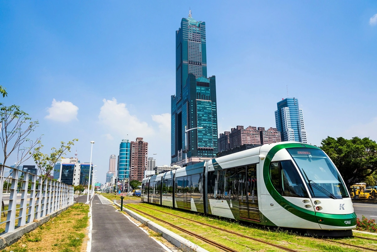 Một tuyến đường sắt nhẹ tại Đài Loan