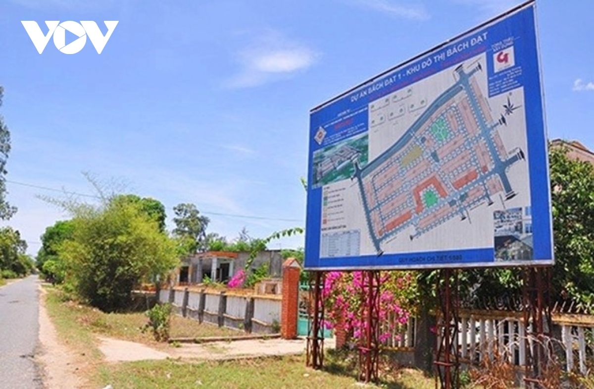 Bản đồ công bố quy hoạch đầu tư dự án do công ty CP Bách Đạt An làm chủ đầu tư