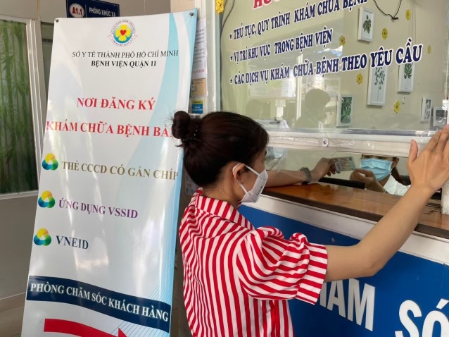 BHXH TP.HCM thực hiện đồng bộ định danh cá nhân CCCD được hơn 97% số người tham gia BHYT