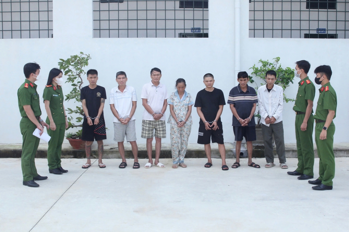Các đối tượng tại Cơ quan Công an