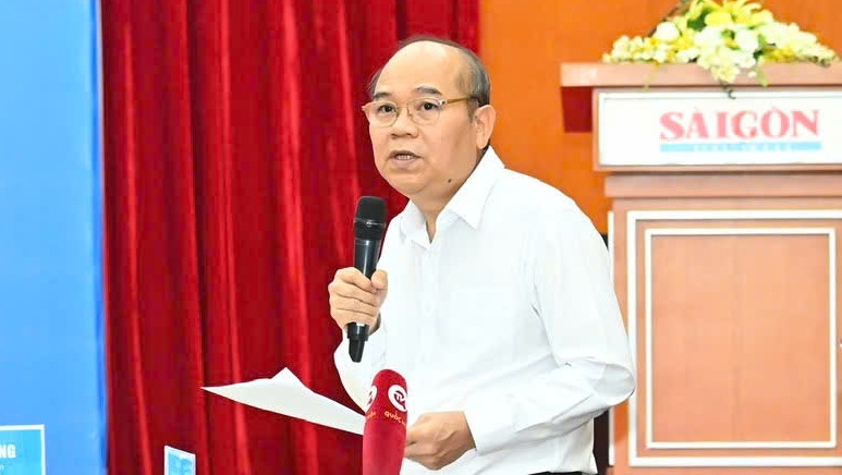 Chánh Thanh tra TP Trần Văn Bảy (ảnh Việt Dũng)