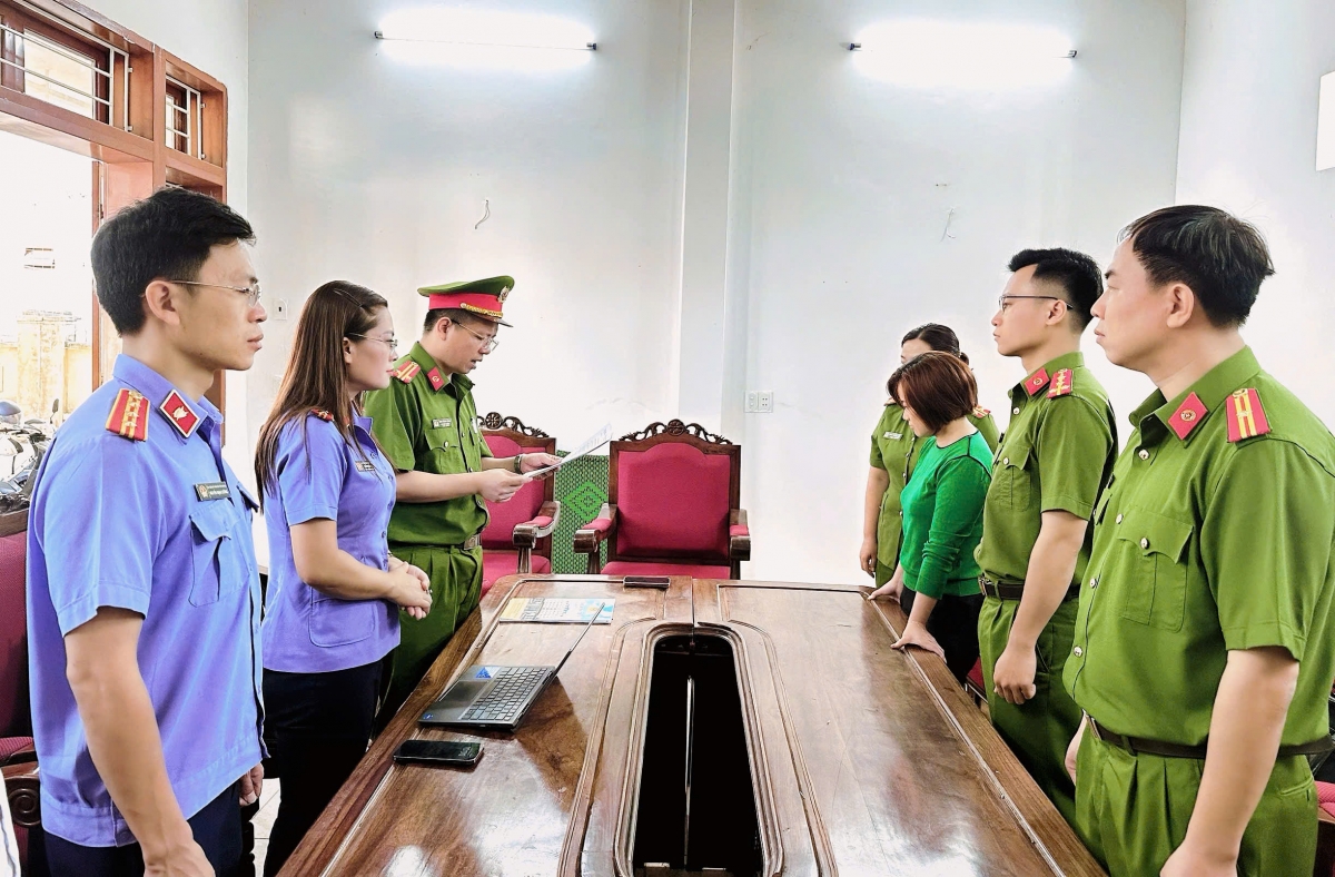 Cơ quan Công an thi hành các quyết định tố tụng đối với Nguyễn Thị Thùy Dương