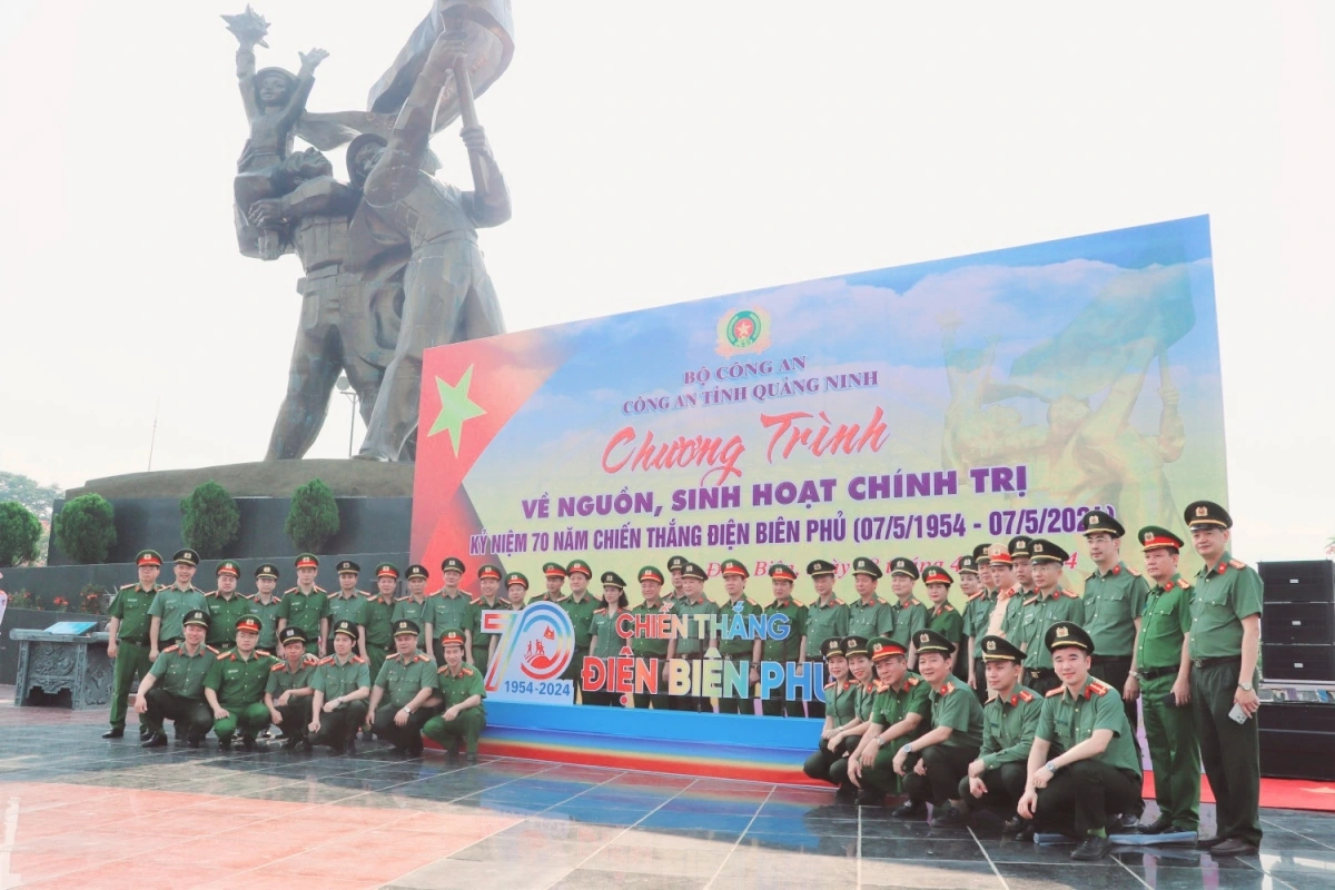 Công an tỉnh Quảng Ninh tổ chức về nguồn, sinh hoạt chính trị tại tỉnh Điện Biên nhân dịp kỷ niệm 70 năm chiến thắng Điện Biên Phủ