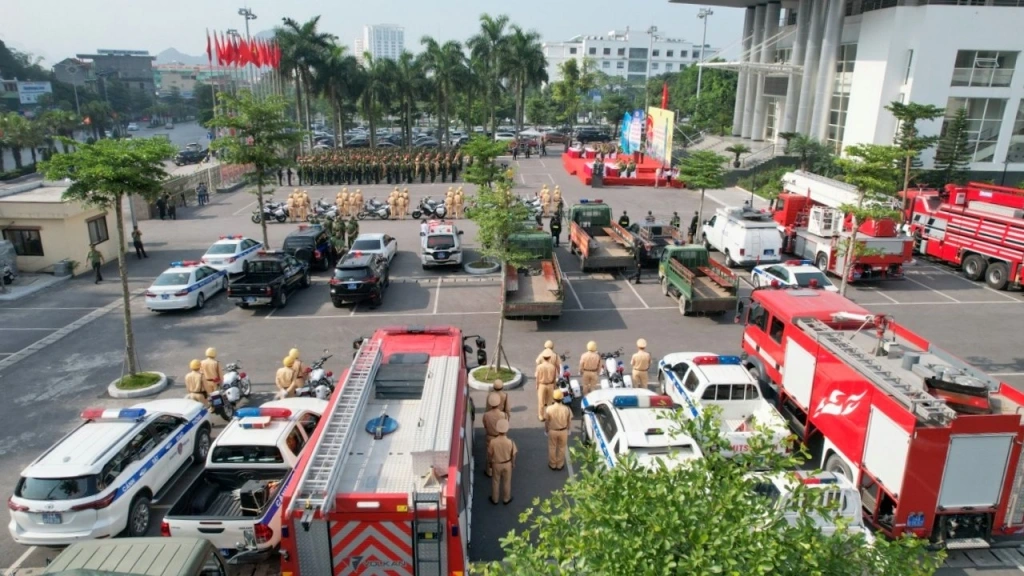Công an tỉnh Quảng Ninh xuất quân bảo vệ ANTT, an toàn SEA Games 31