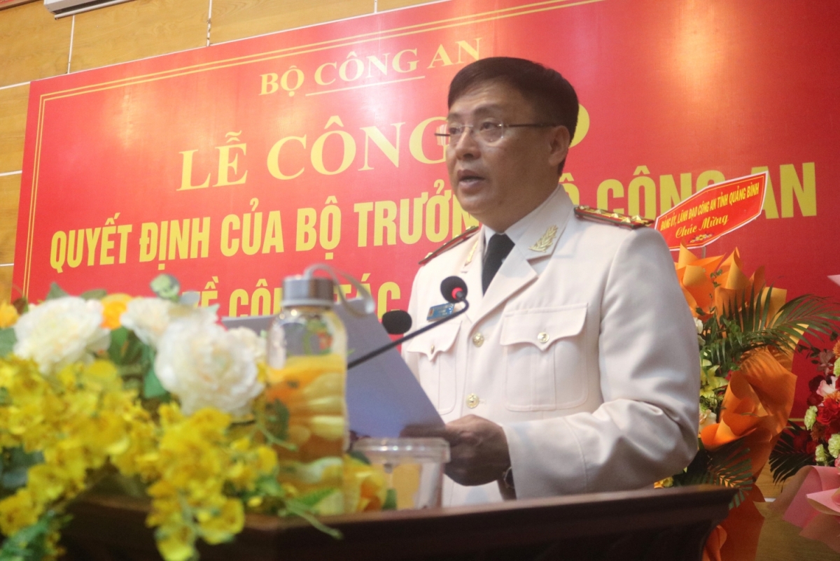 Đại tá Nguyễn Thanh Liêm được điều động làm Giám đốc Công an tỉnh Quảng Bình