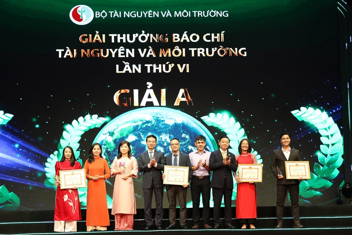 Lễ trao Giải thưởng Báo chí tài nguyên và môi trường lần thứ VI.