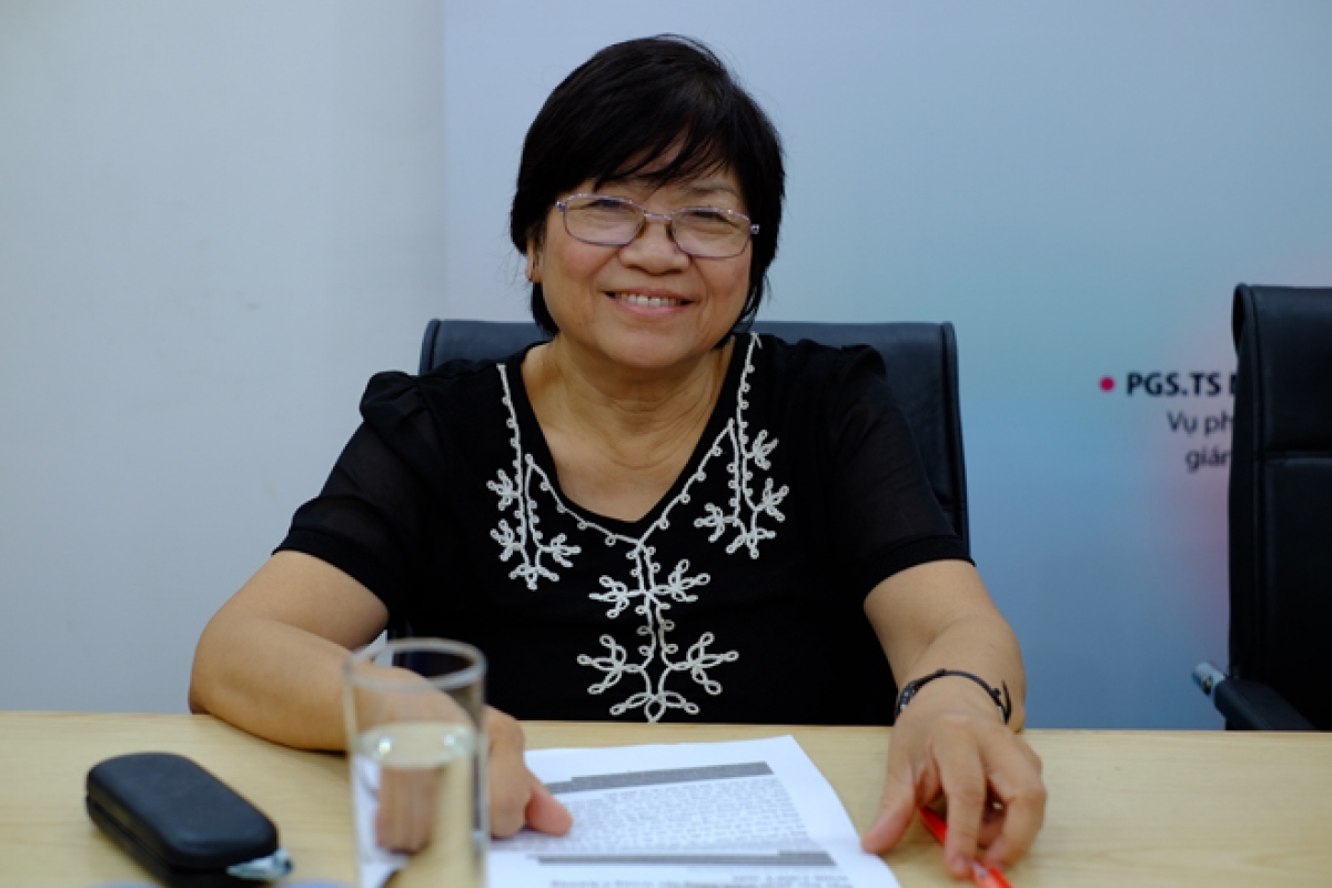 GS.TS Lê Phương Nga, giảng viên cao cấp Trường ĐHSP Hà Nội