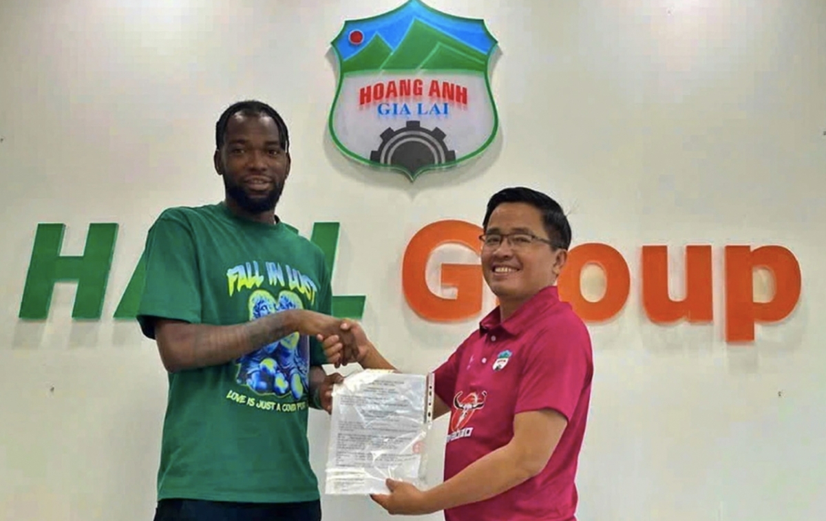 HAGL cho biết đã trả tiền đầy đủ cho Martin Dzilah (Ảnh: HAGL FC)