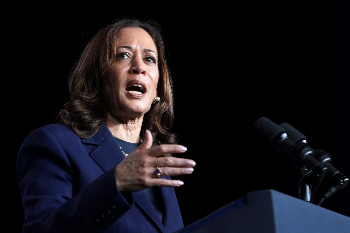 Phó Tổng thống Mỹ Kamala Harris. Ảnh: Reuters