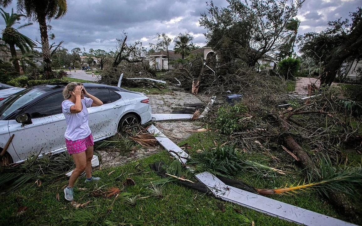 Hậu quả siêu bão Milton tại Mỹ. Ảnh: Reuters.