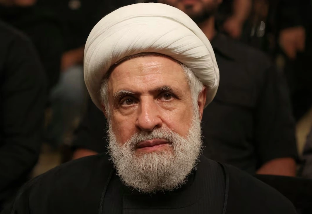 Phó Tổng thư ký của lực lượng Lebanon Naim Qassem. Ảnh: Reuters