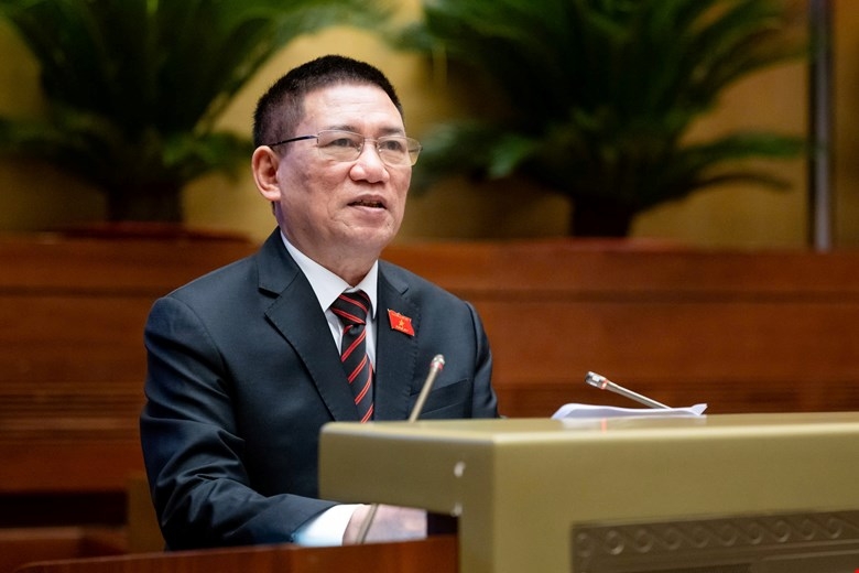 Phó Thủ tướng, Bộ trưởng Bộ Tài chính Hồ Đức Phớc. Ảnh: Quốc hội