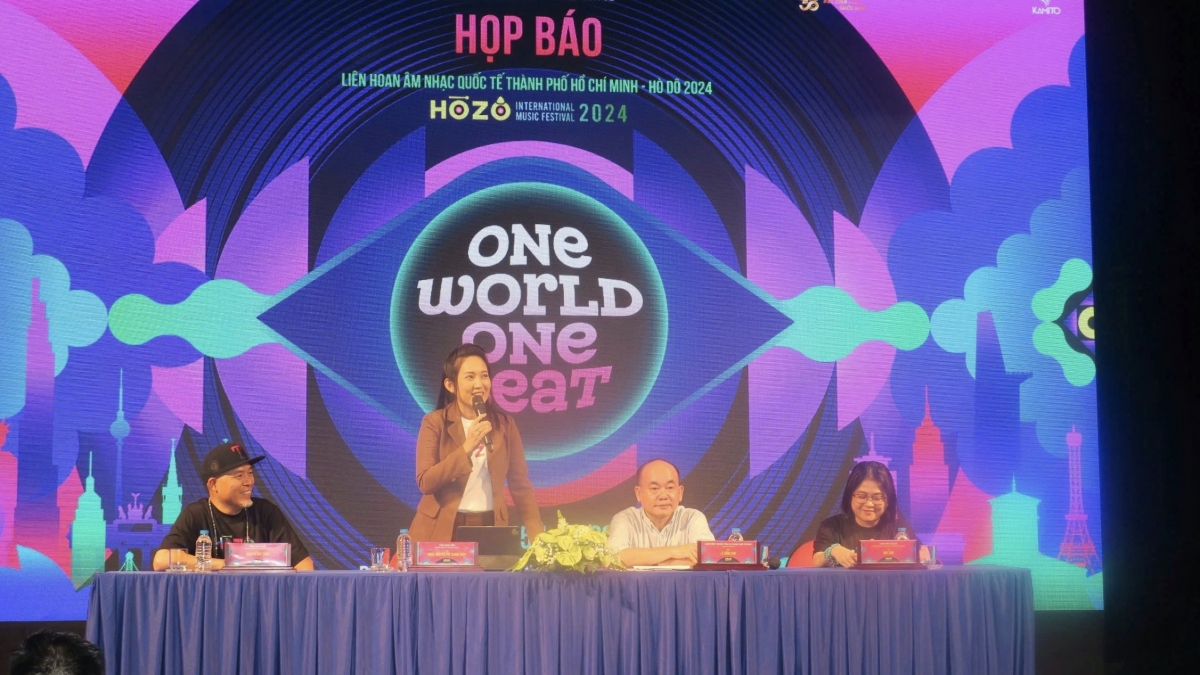 Họp báo Liên hoan âm nhạc quốc tế TP.HCM năm 2024 (ảnh: M.H)