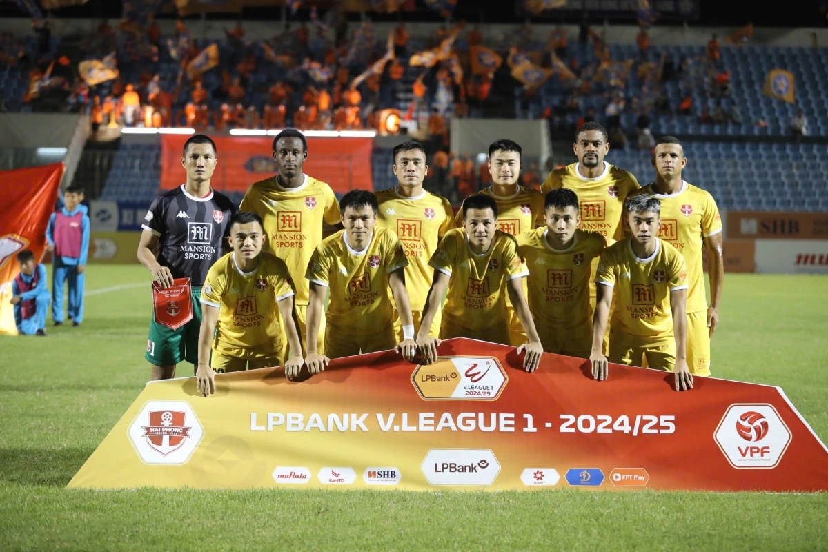 Hải Phòng FC gặp Nam Định vào ngày 1/11. (Ảnh: VPF). 