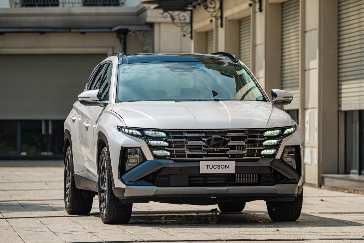 Thiết kế ngoại thất của Tucson mới được điều chỉnh nhẹ.