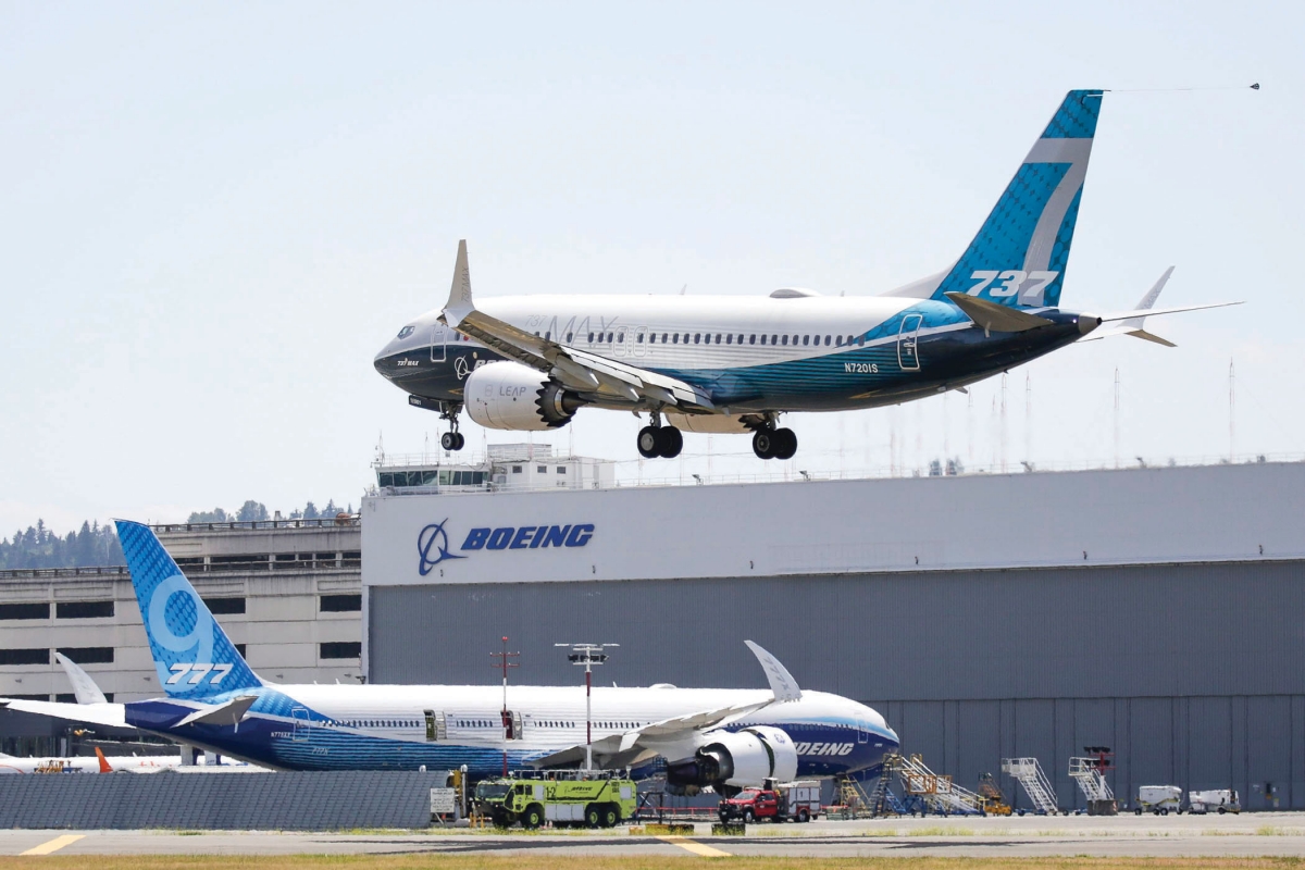 Máy bay Boeing 737 MAX. Ảnh: Reuters