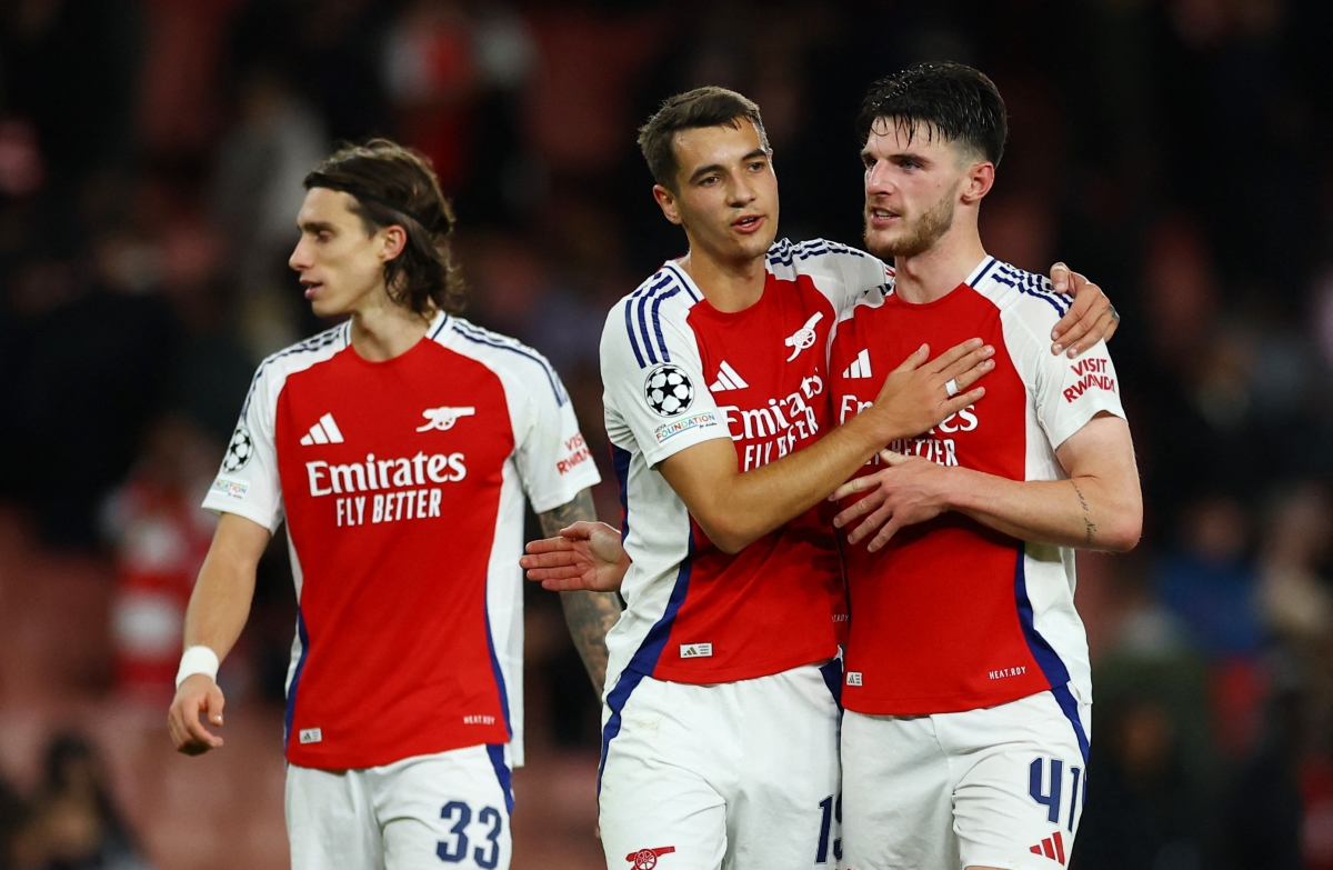 Arsenal giành chiến thắng thuyết phục trước PSG (Ảnh: Reuters).