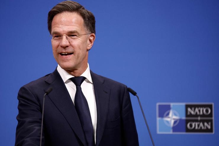 Tân Tổng thư ký NATO Mark Rutte. Ảnh: Yonhap