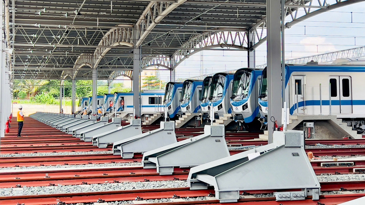 Metro 1 chính thức vận hành thử trial run (ảnh MAUR)