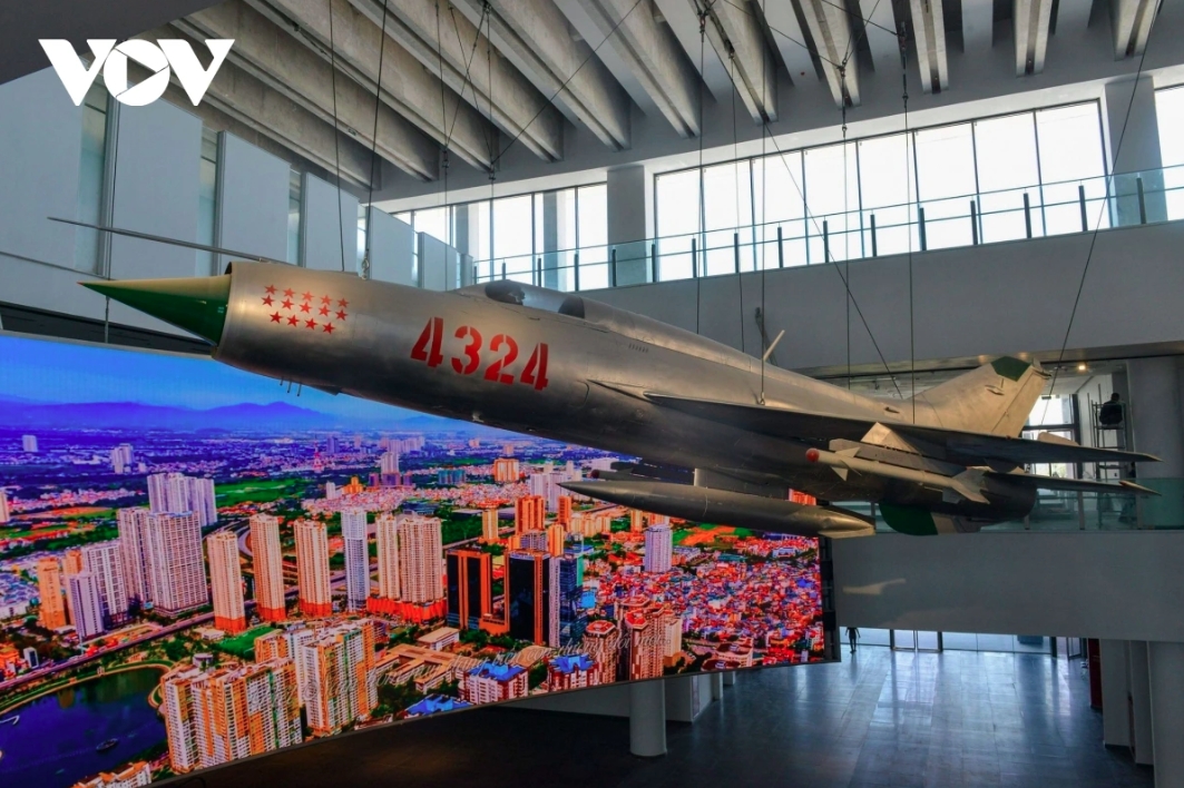 A MiG-21 aircraft is among the national relics being exhibited on the first floor of the museum.