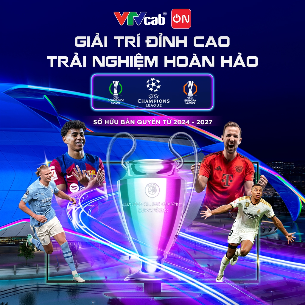 Người hâm mộ Việt Nam có cơ hội xem miễn phí Cúp C1 châu Âu 20242025.