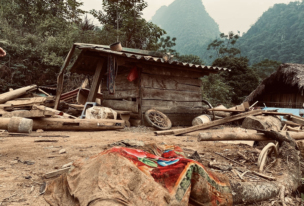 Thiệt hại sau cơn bão số 3 tại các thôn xã ở Hà Giang, Tuyên Quang.
