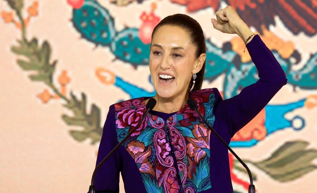Nữ tổng thống đầu tiên của Mexico, Claudia Sheinbaum. Ảnh: Reuters.