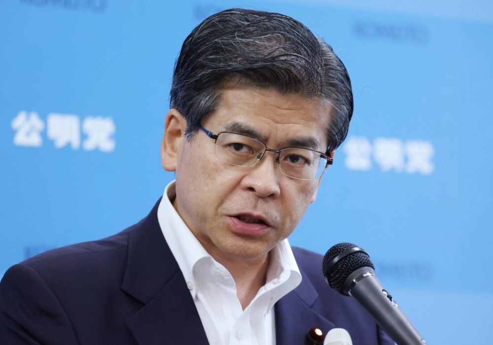 Ông Ishii Seiichi - Tân Chủ tịch đảng liên minh cầm quyền Công Minh. Ảnh: Jiji