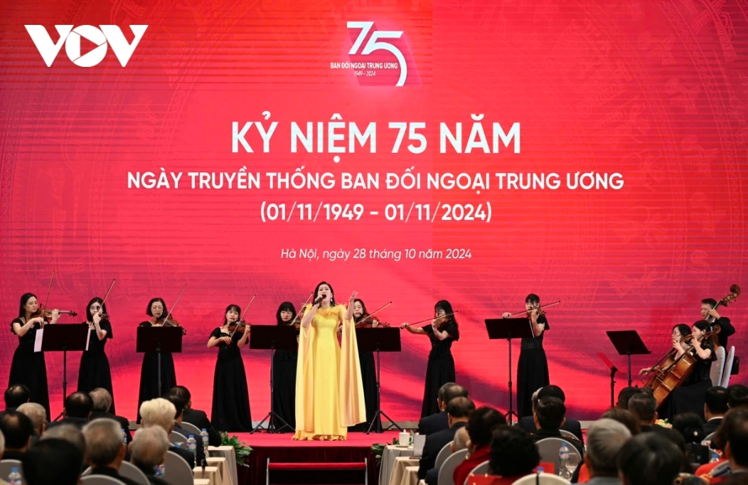 Art performances mark the 75th traditional day of the Party Central Committee’s Commission for External Relations (November 1, 1949-November 1, 2024).