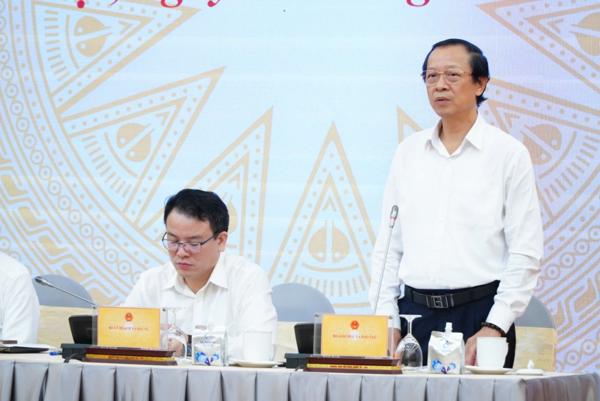Thứ trưởng Bộ GD-ĐT Phạm Ngọc Thưởng thông tin về nội dung thi vào 10 THPT tại cuộc Họp báo Chính phủ thường kỳ tháng 9/2024