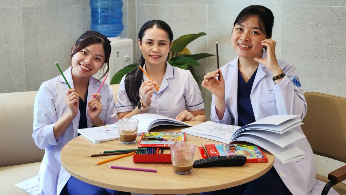 Phòng chăm sóc Tâm thể tại Bệnh viện huyện Bình Chánh mới được thành lập để chăm sóc sức khỏe cho nhân viên y tế (Ảnh BVCC)
 