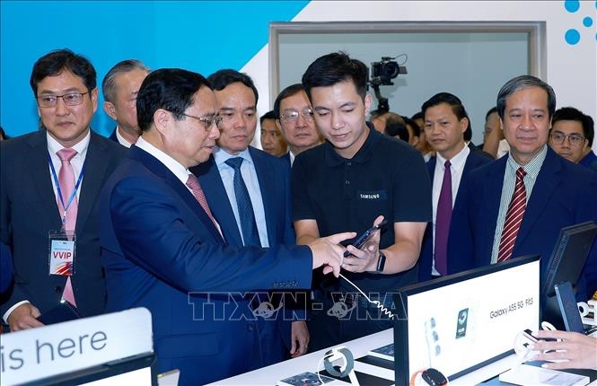 The exhibition highlights the nation’s potential and advantages as a regional innovation hub.