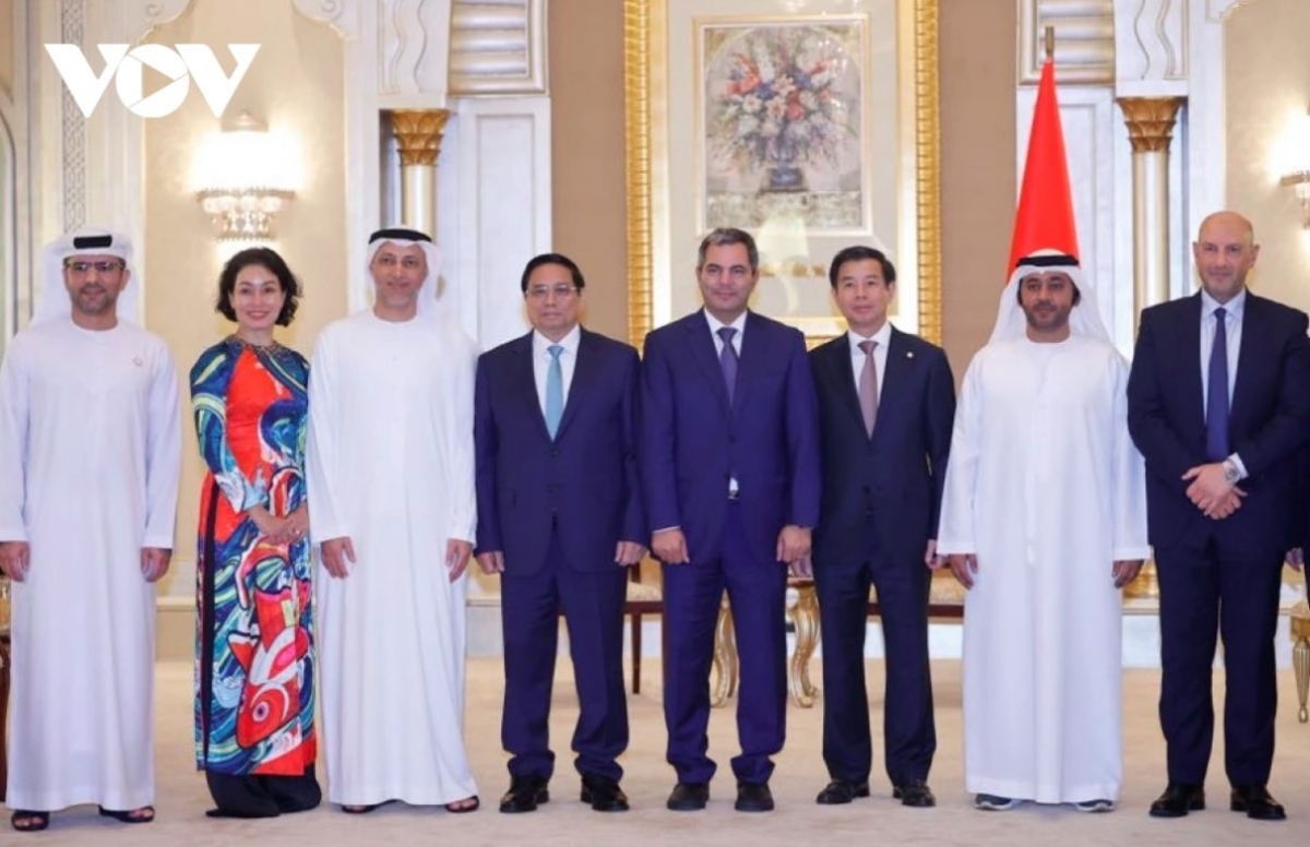 The Government chief receives leaders of several leading corporations in the UAE, including Wagih Salem, chairman of Prime Group Tamer; Mohamed Juma Al Shamisi, managing director and group CEO of Abu Dhabi Ports Group; Niels De Bruijn, CEO of NMDC Energy; and Khaled Al Shemeili, CEO of Emirates Driving Company.