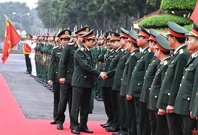 Đại tướng Phan Văn Giang - Bộ trưởng Bộ Quốc phòng dự Lễ công bố thành lập Binh đoàn 12 