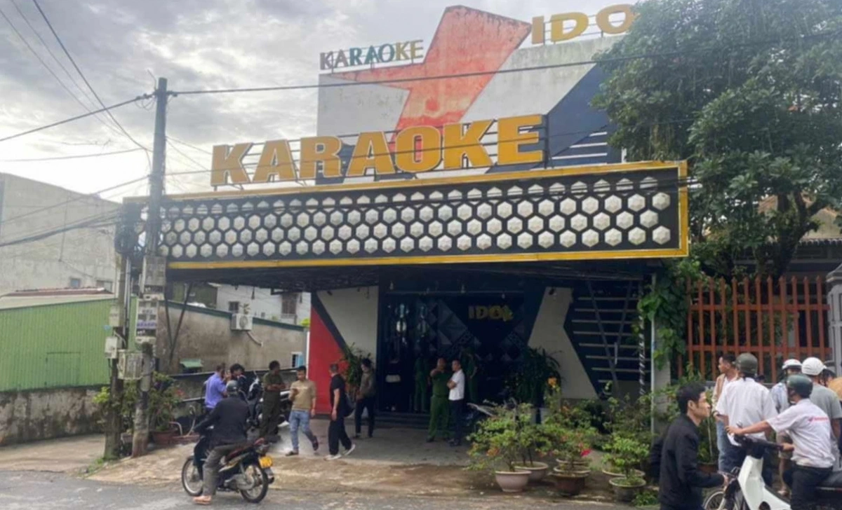 Quán karaoke, nơi xảy ra vụ việc
