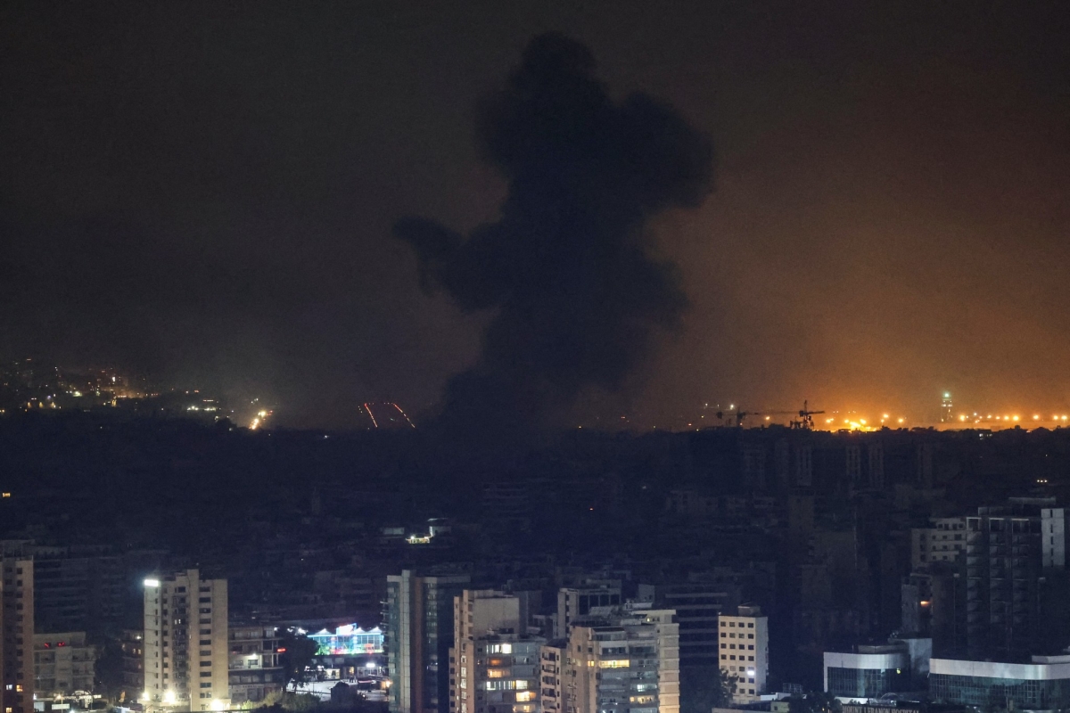 Giao tranh giữa các lực lượng Hezbollah và Israel tại Lebanon ngày 7/10. Nguồn: Reuters