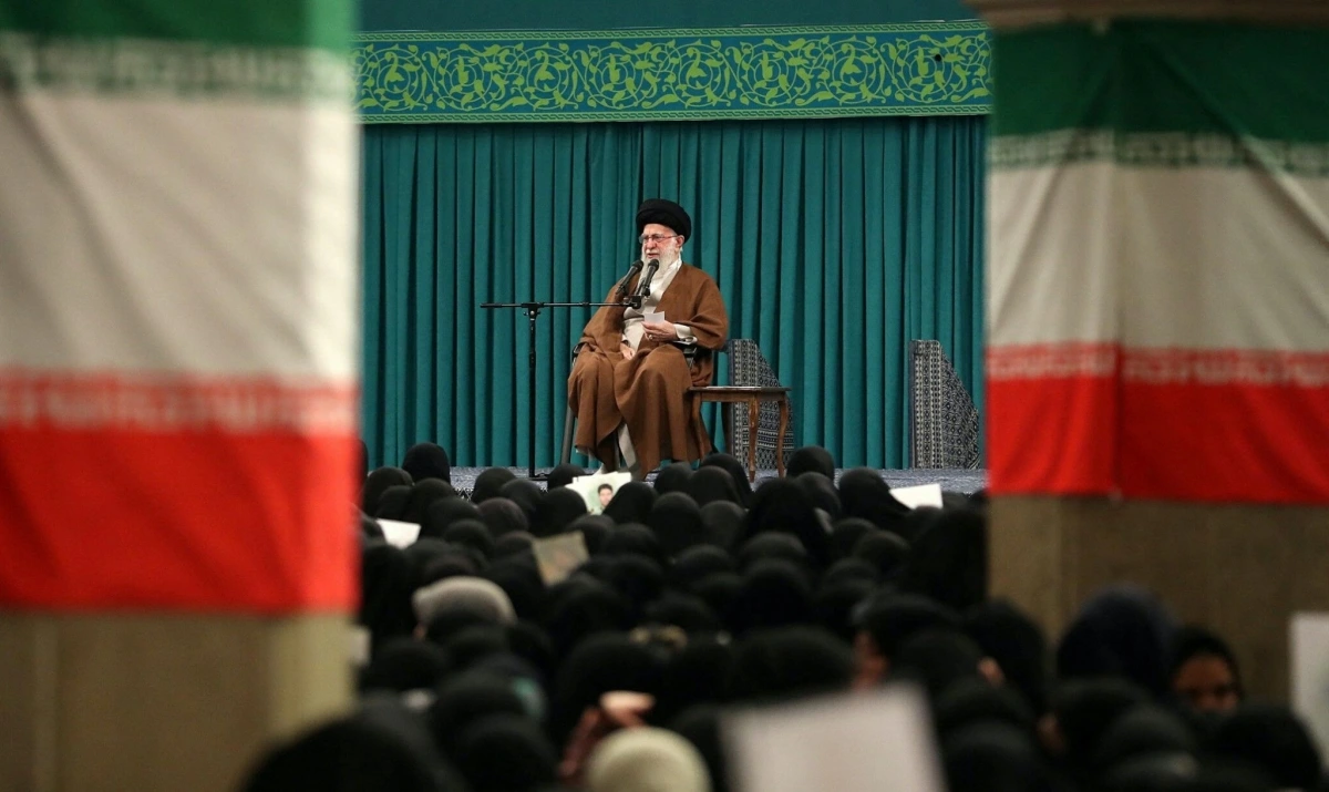 Đại giáo chủ Iran Ali Khamenei phát biểu tại Iran hôm 27/10. Nguồn: Reuters
