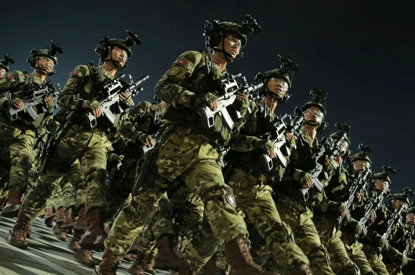 Quân đội Triều Tiên. Ảnh: Reuters