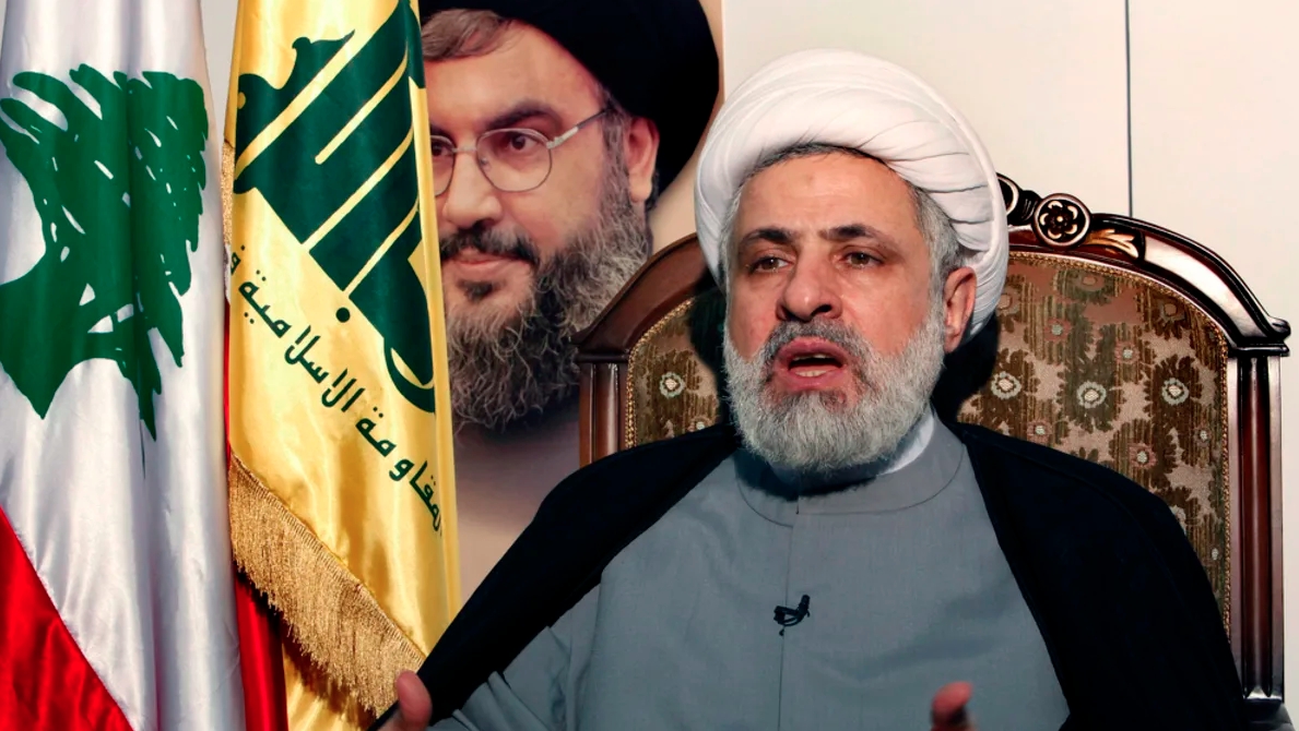 Lãnh đạo mới của Hezbollah, ông Naim Qassem. Ảnh: The Times of Israel
