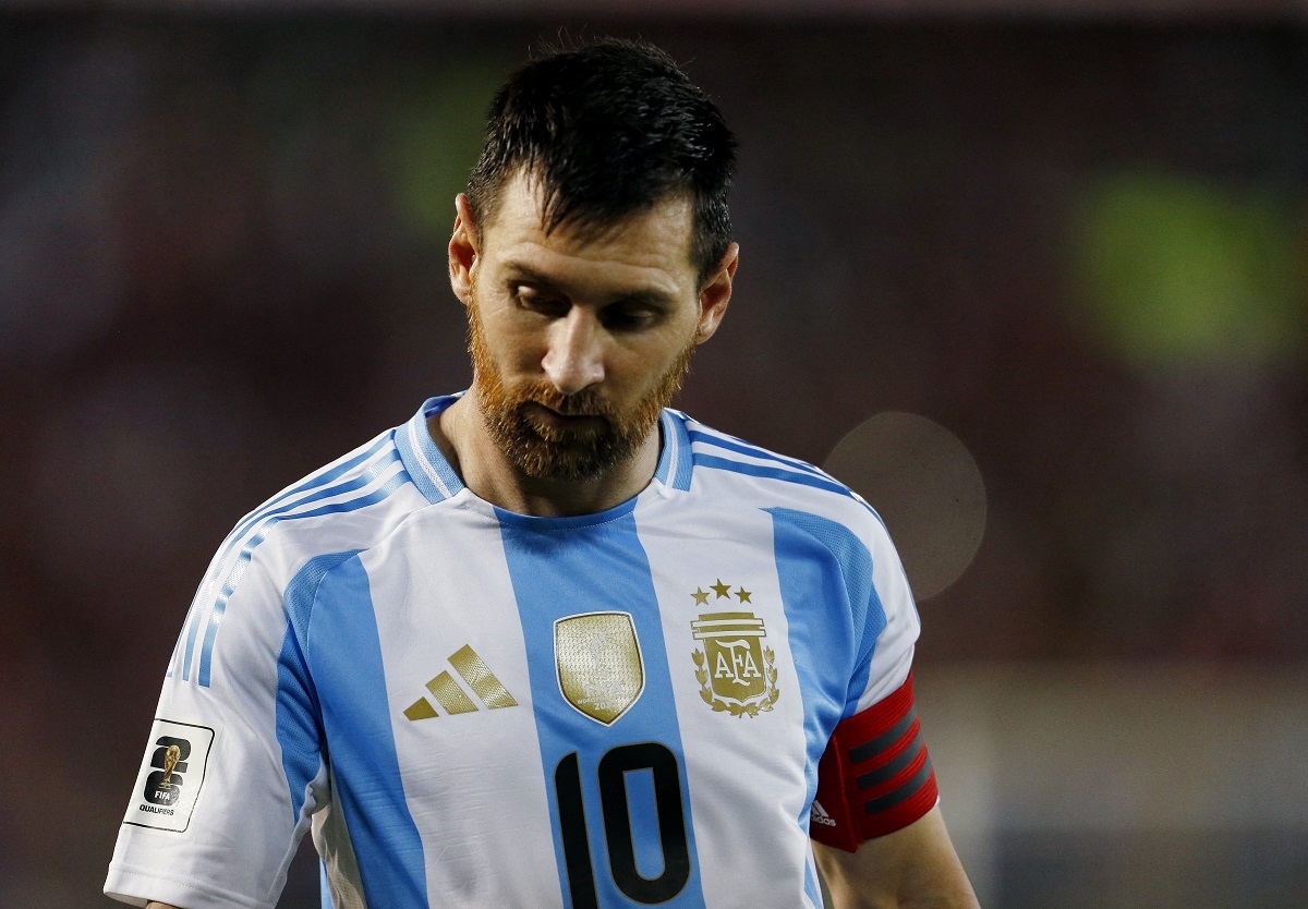 Messi mờ nhạt trong trận đấu ĐT Argentina bị Venezuela cầm hòa 1-1. (Ảnh: Reuters). 
