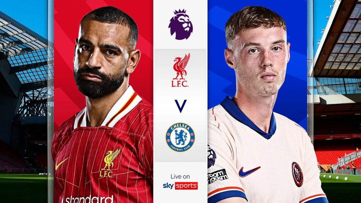 Liverpool vs Chelsea là trận đấu đáng chú ý nhất hôm nay. (Ảnh: Sky).