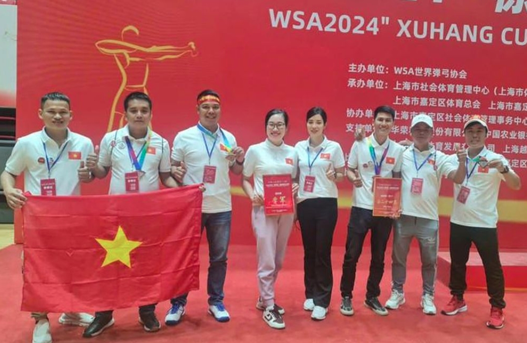 Vietnamese team come third at International Slingshot Open 2024. (Photo: Daibieunhandan.vn)
