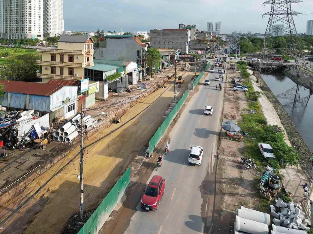 Hà Nội tập trung giải phóng mặt bằng, mở rộng đường Tam Trinh.