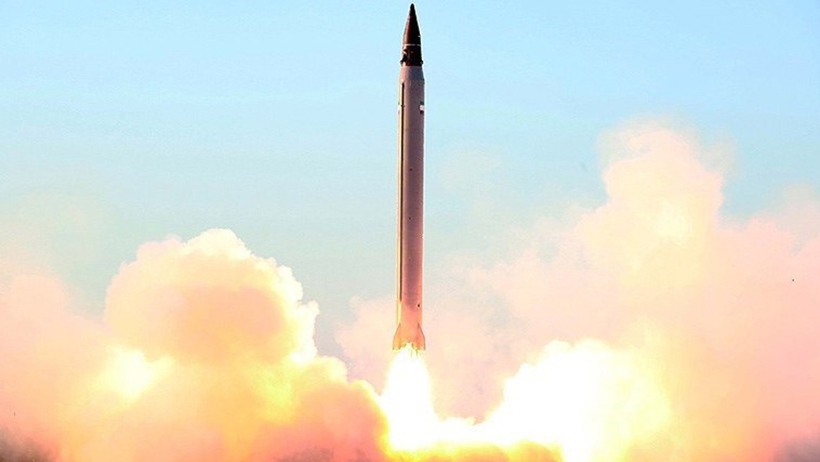 Tên lửa đạn đạo Emad của Iran. Ảnh: Wikipedia