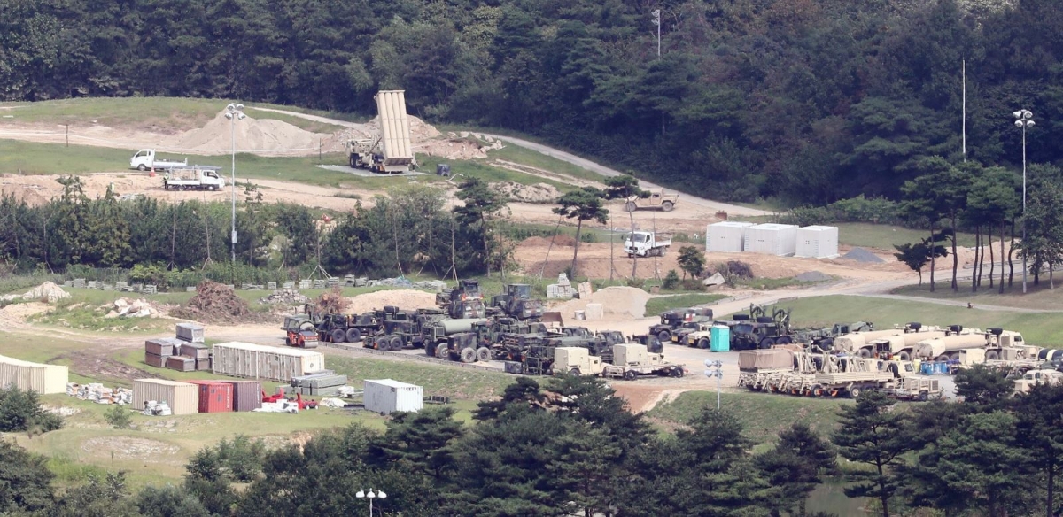 Hệ thống phòng thủ tên lửa tầm cao giai đoạn cuối (THAAD) của Mỹ. Ảnh: Yonhap