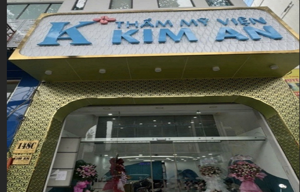 Công ty TNHH Thẩm mỹ viện Kim An hành nghề trái phép gây tai biến cho khách hàng. (Ảnh: Sở Y tế TP.HCM)