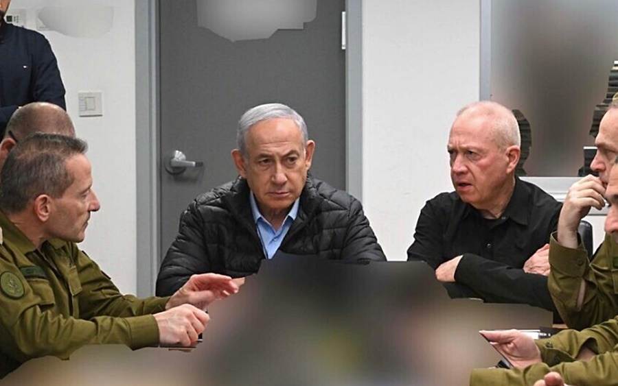 Thủ tướng Benjamin Netanyahu chỉ đạo vụ tấn công từ khu phức hợp dưới căn cứ quân sự Kirya. Ảnh: Văn phòng Thủ tướng Israel.