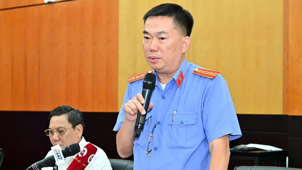 Phó Viện trưởng Viện KSND TP.HCM Ngô Phạm Việt (ảnh Việt Dũng)